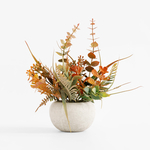 Kompozícia umelých kvetov v kvetináči 15 cm