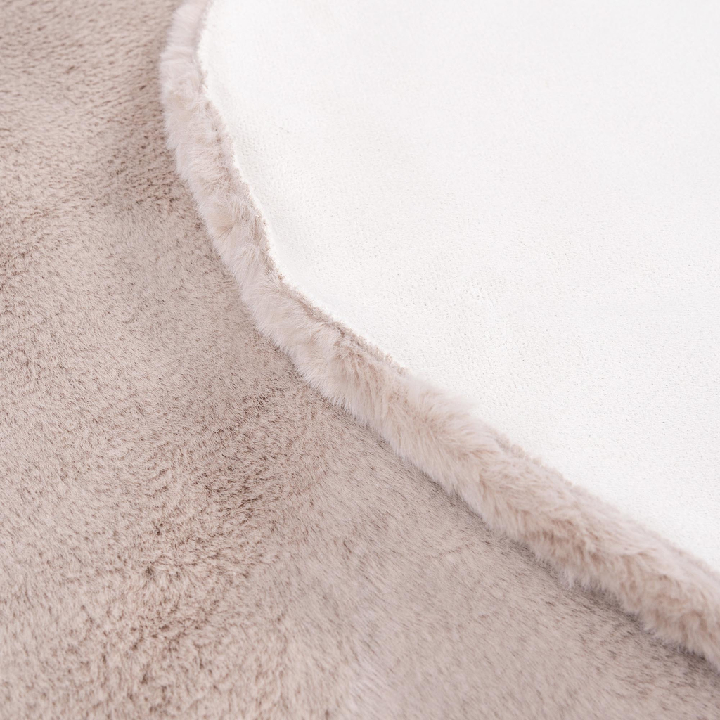 Koberec z umelej kožušiny RABBIT béžový, 60x90 cm