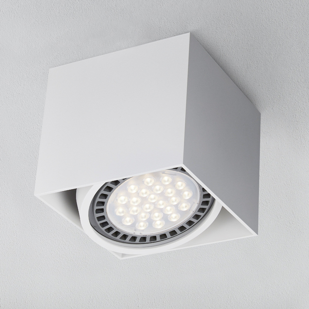 Prisadená 1-bodová žiarovka biela BOX SL 1