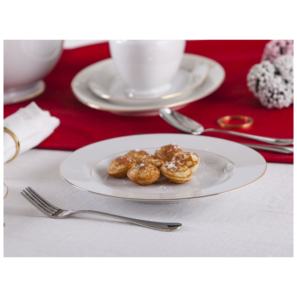 Obedový tanier MARIA PAULA Zlatá línia 26 cm