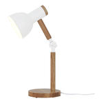 Stolná lampa BALBO biela matná