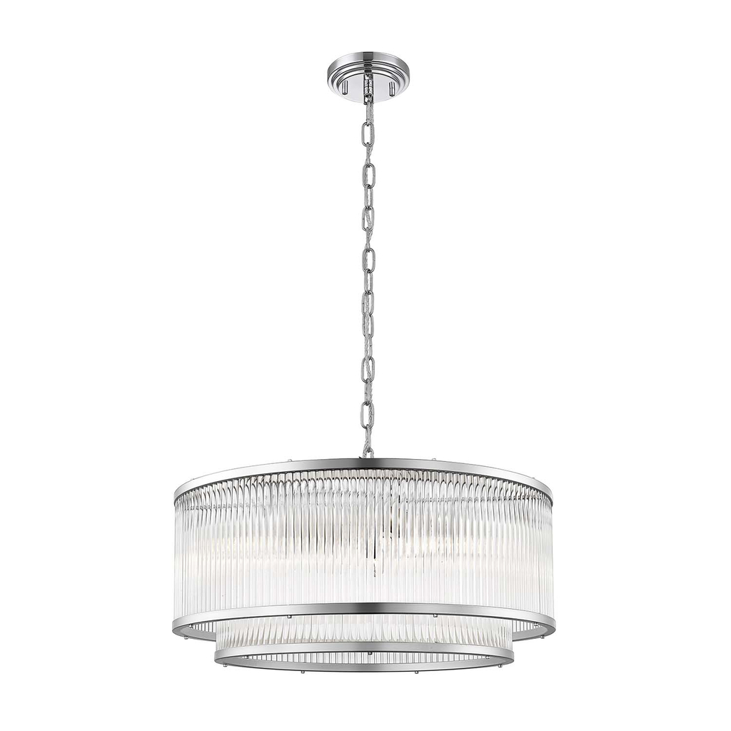 Luster na reťazi chrómovaný 6xE14 SERGIO P0528-06H-F4AC