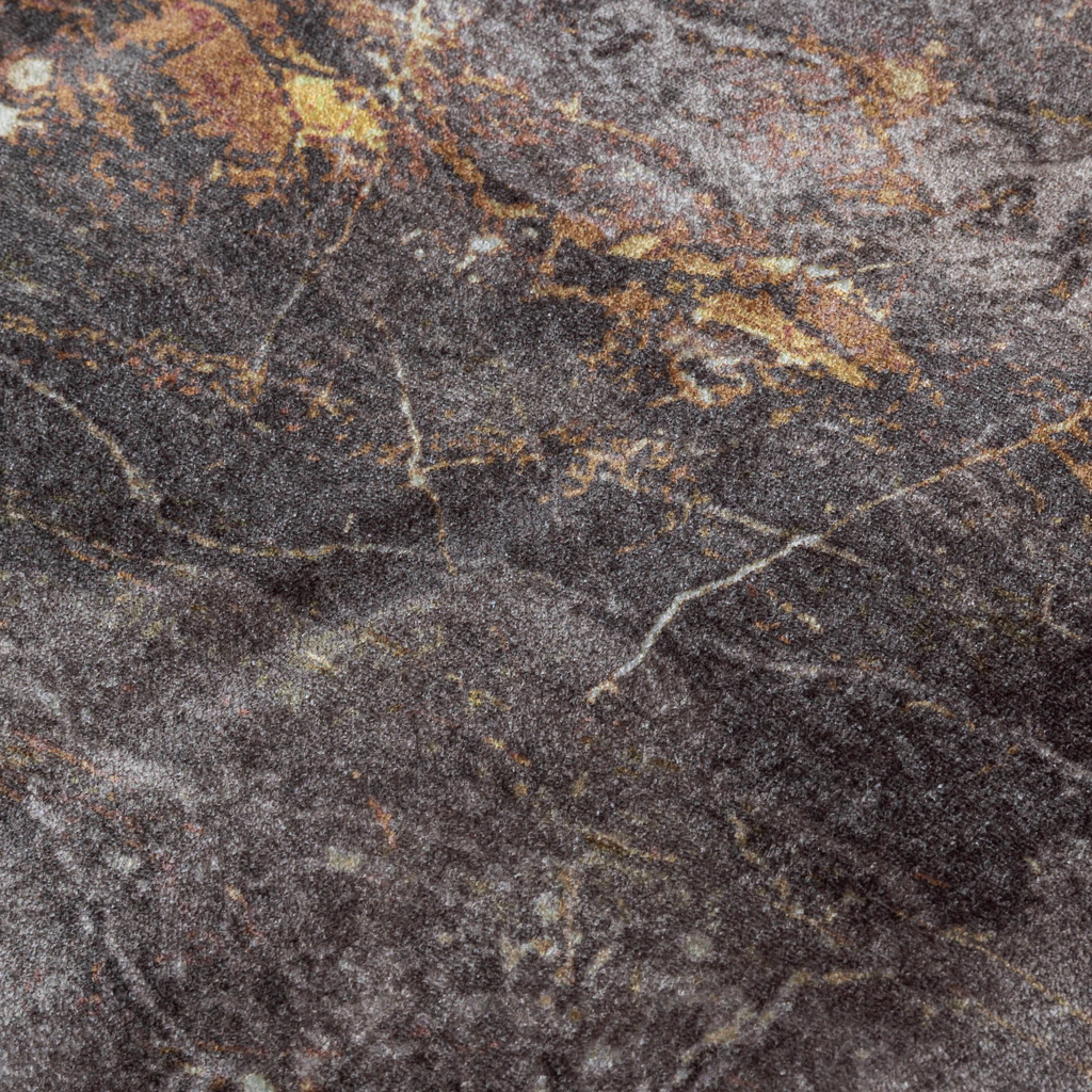 Lesklý koberec so strapcami zlatý COSMIC 60x100 cm