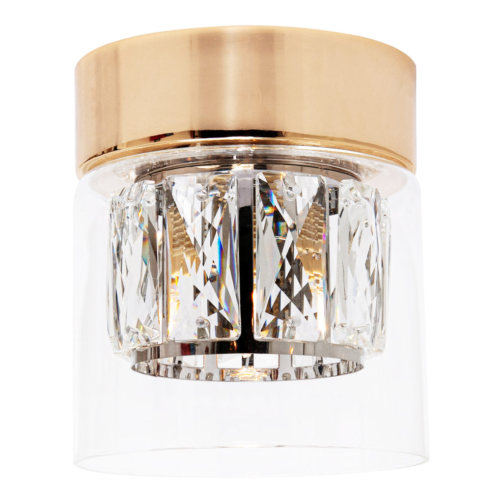 Stropné svietidlo francúzske zlato G9 GEM