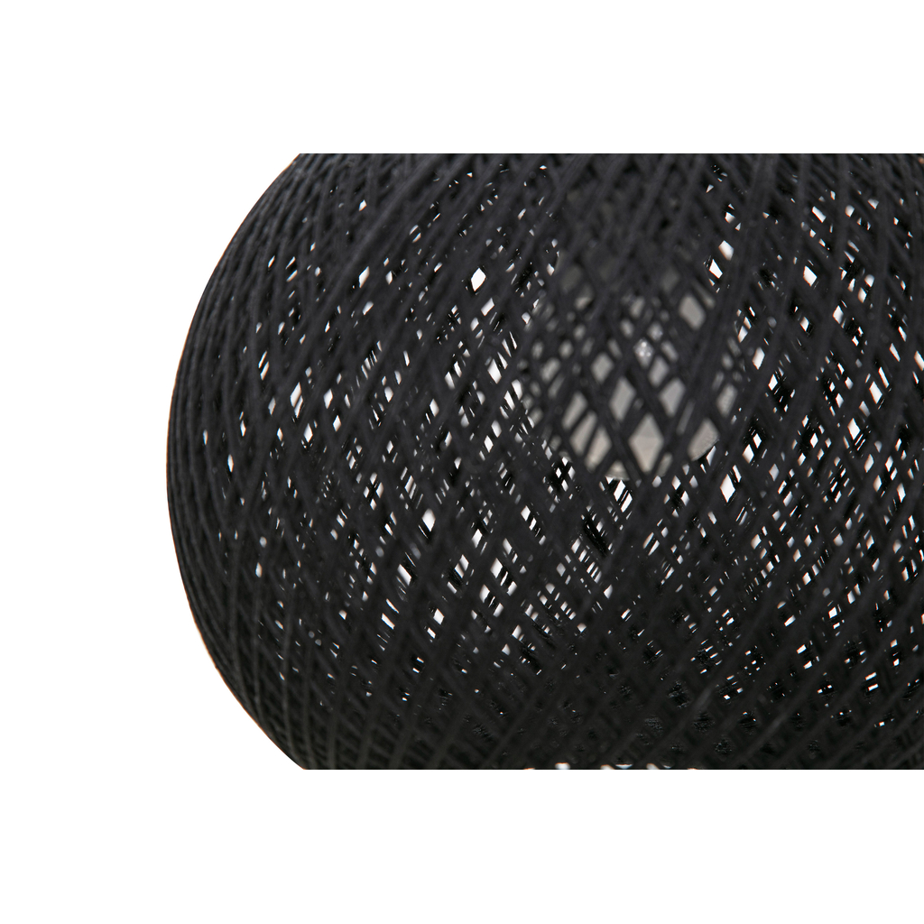 Závesné svietidlo YUMAK boho pletené čierne