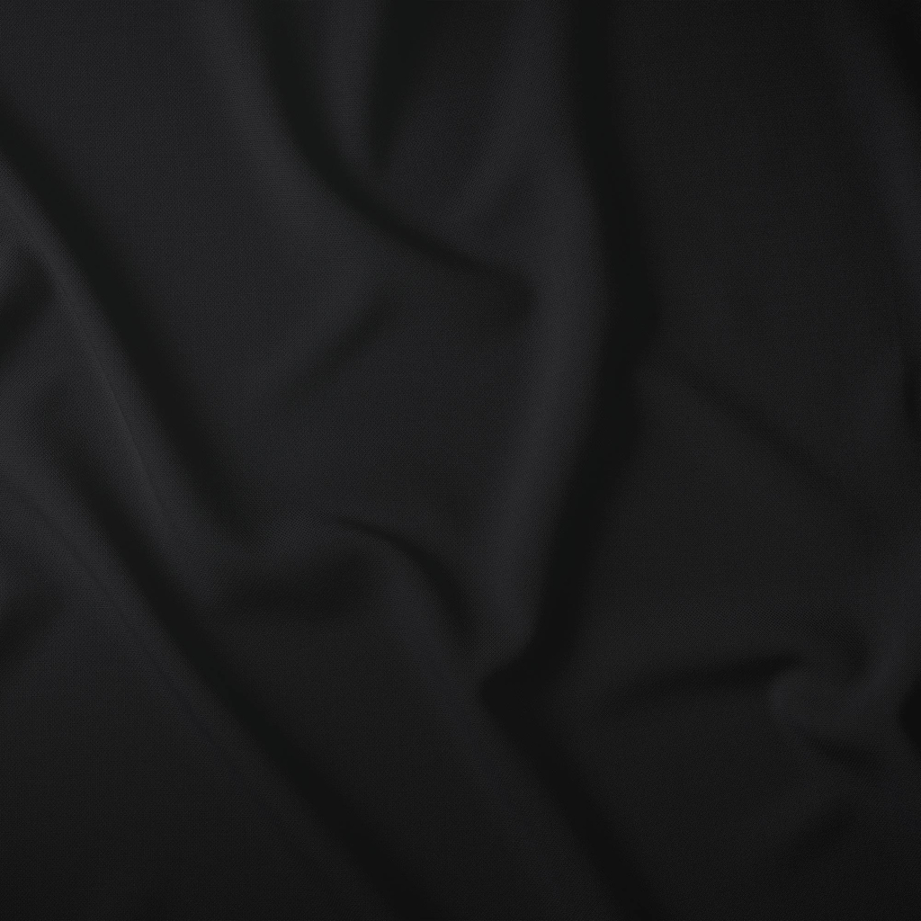 Saténové prestieradlo s gumičkou čierne PURE 180x200 cm