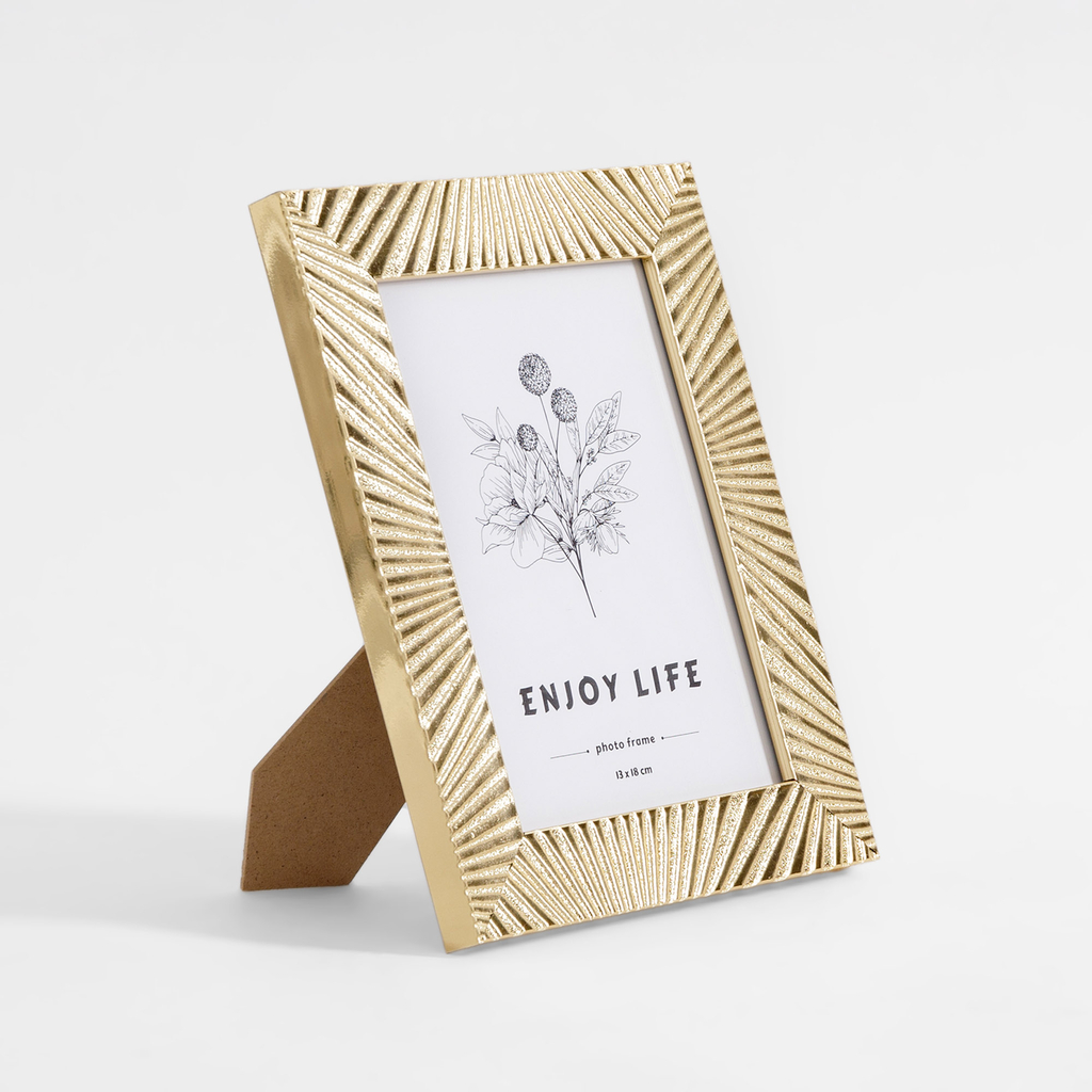 Rám na fotografiu v glamour štýle 13x18 zlatý