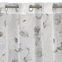 Záclona BESSY do obývacej izby, bielo-olivová 140x250 cm