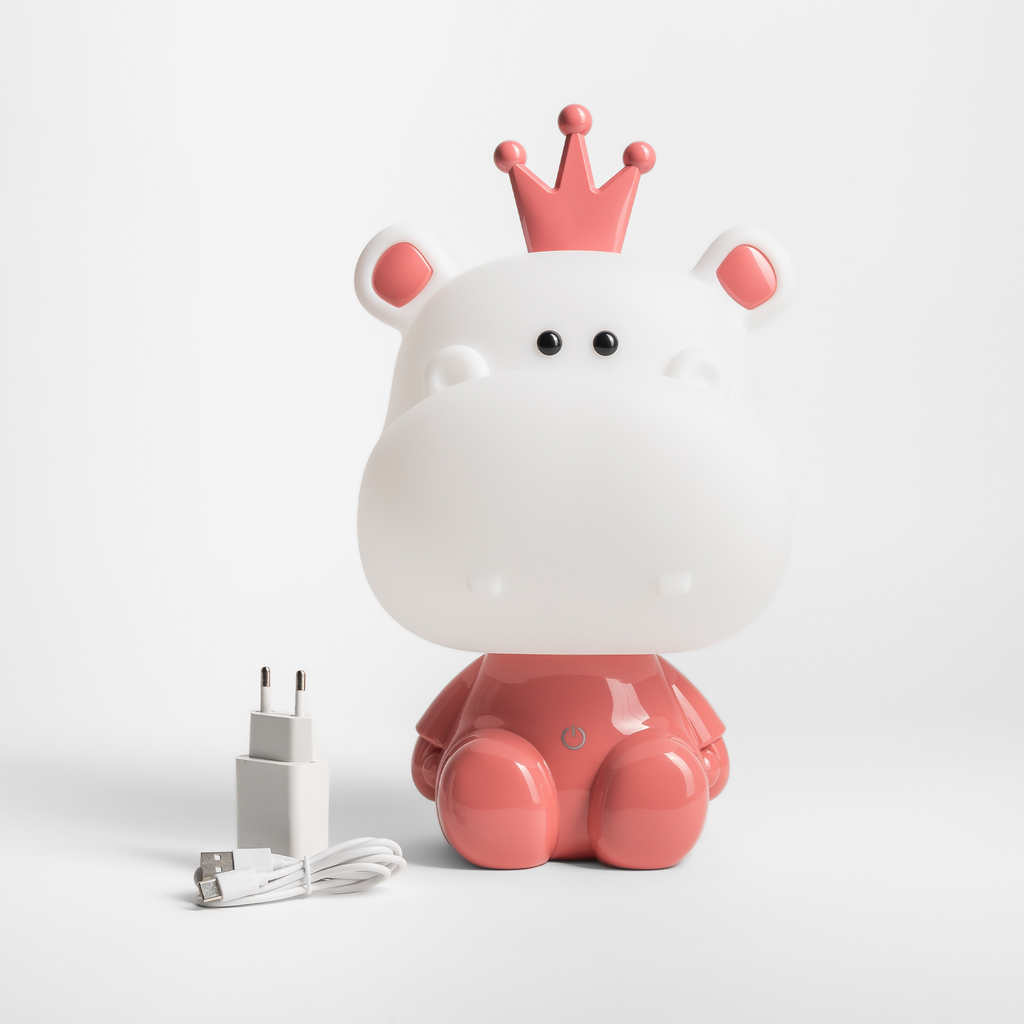 Nočná lampa LED ružová HROCH