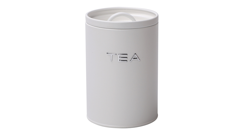 Kuchynská nádoba na čaj TEA biela
