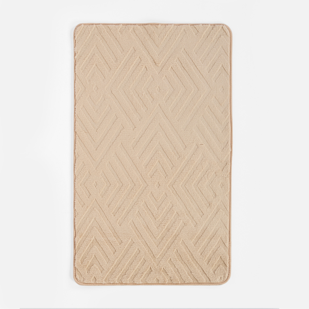 Krémový koberec DOVER 3D 60x100 cm