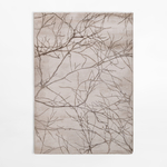 Koberec so vzorom konárov SPAZZIO, krémový, 120x170 cm