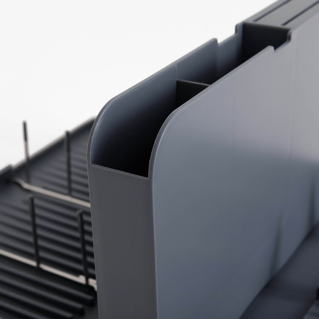 Skladacia sušička riadu, sivá 48,3x35x20,2 cm