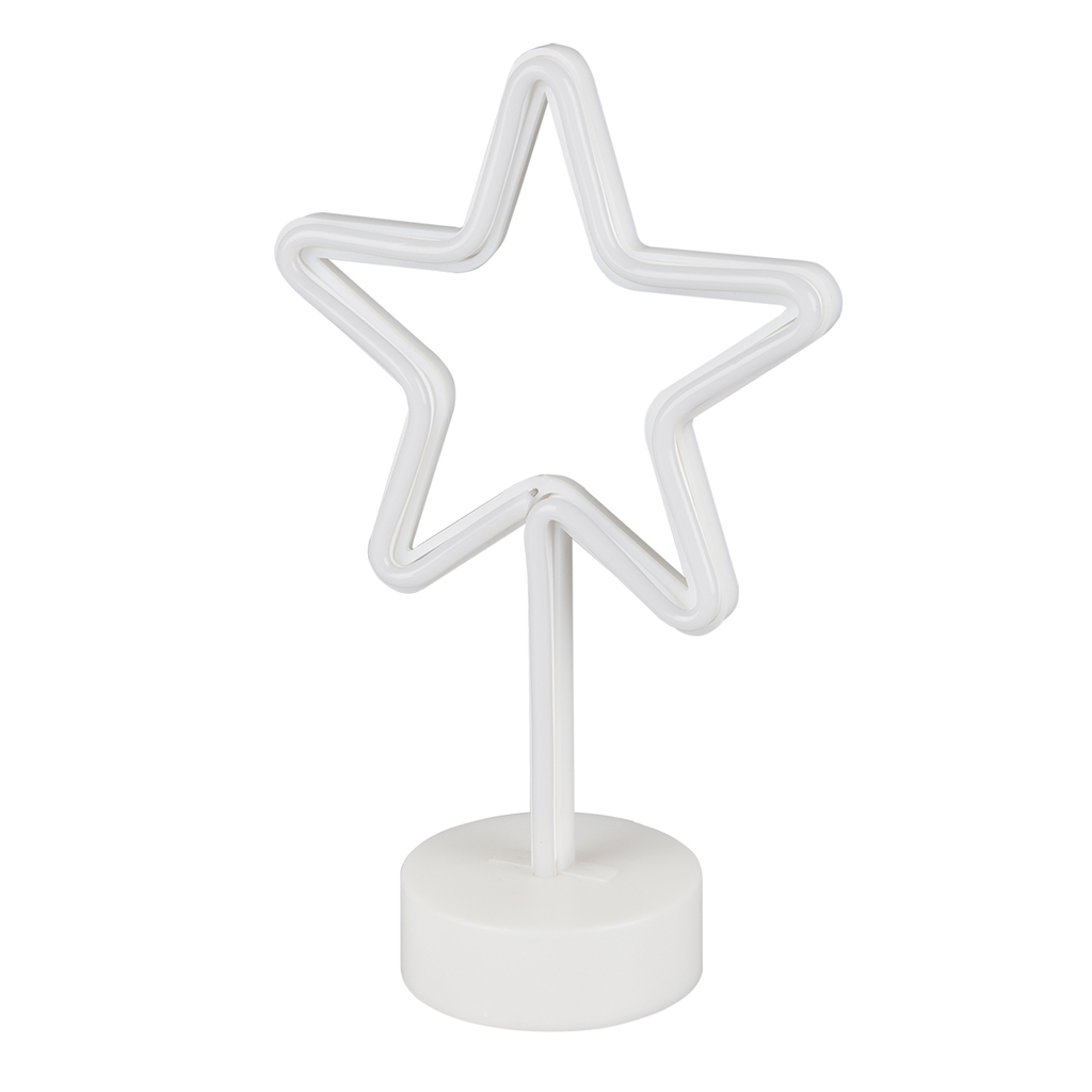 Dekoratívna stolná lampa LED NEON STAR