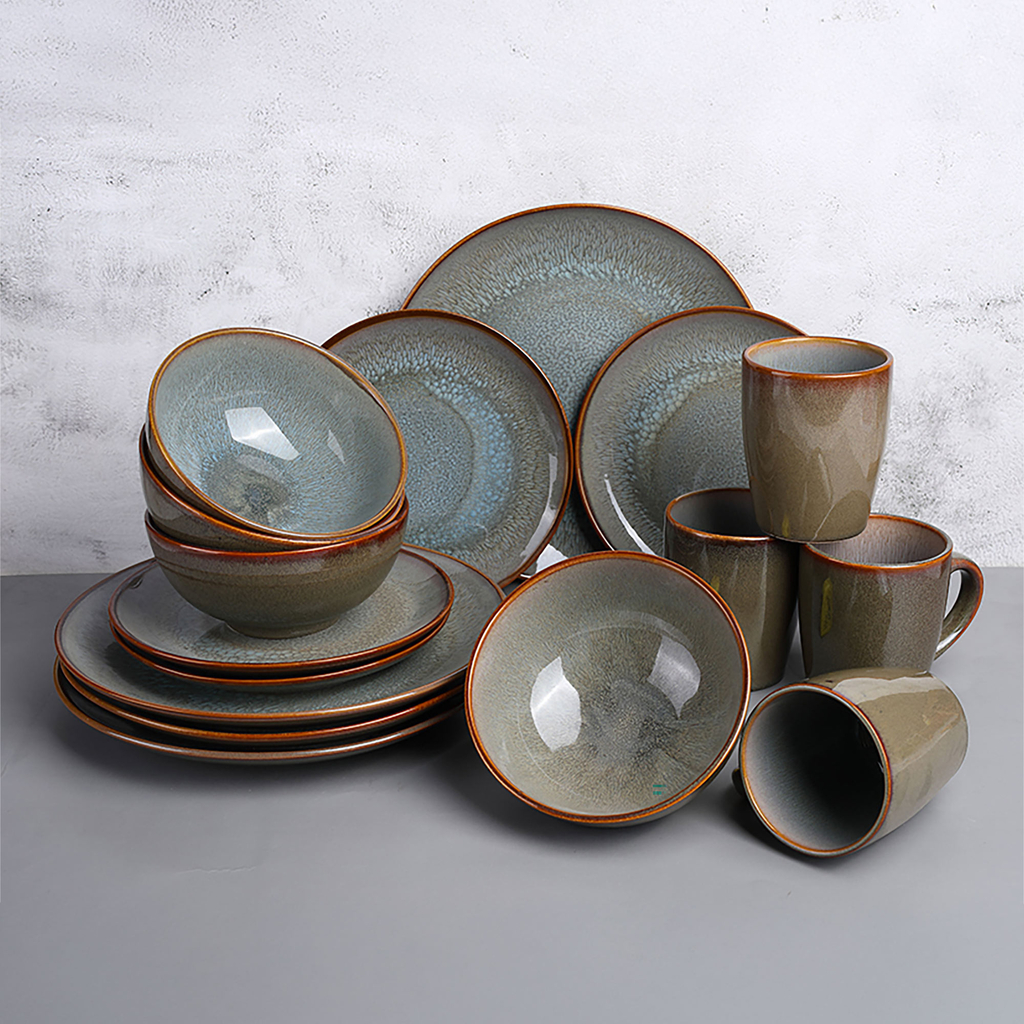 Jedálenská súprava MODAR GREY, 16-dielna