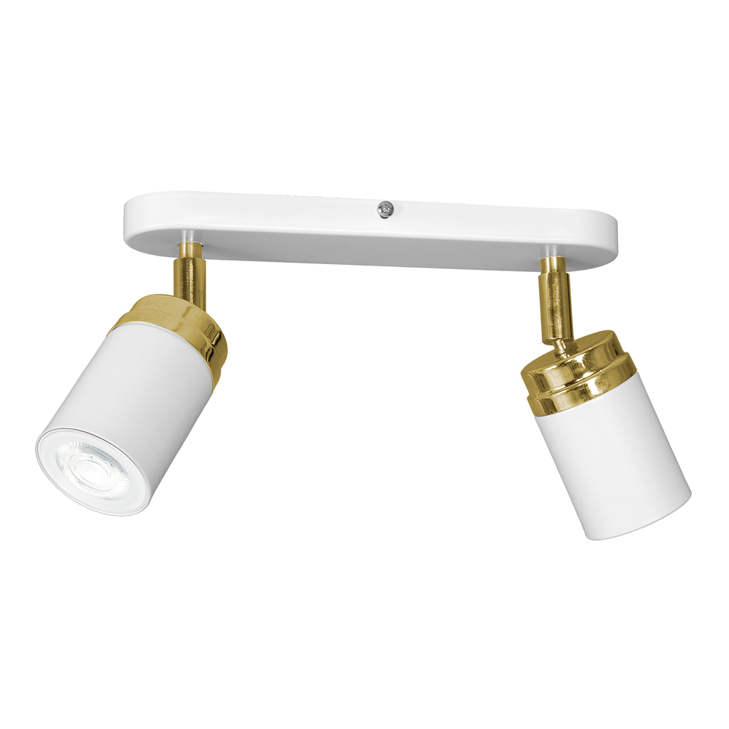 Bodové svietidlo bielo-zlaté 2xGU10 RENO II