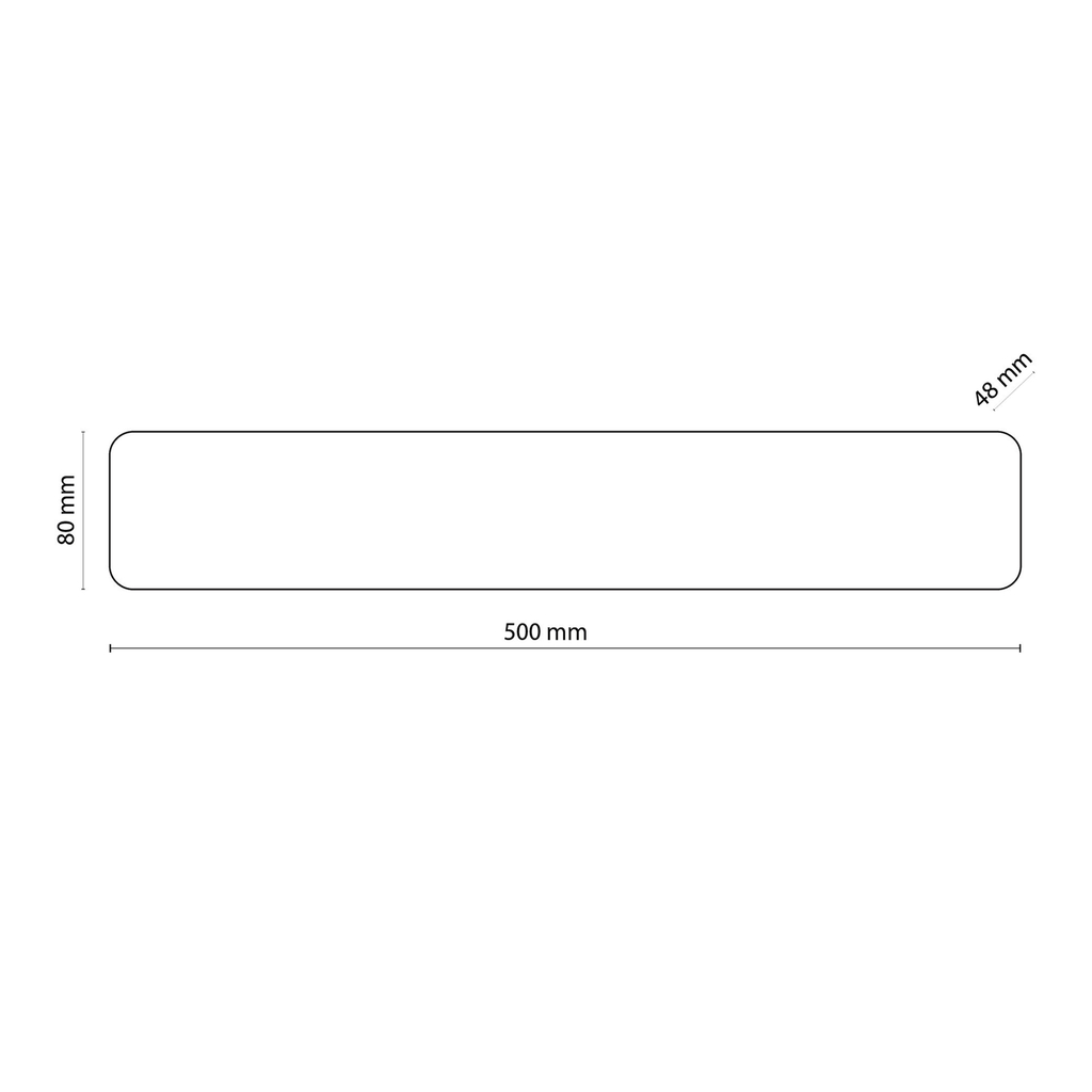 Nástenné svietidlo TAVOLA LONG 50 cm, drevené