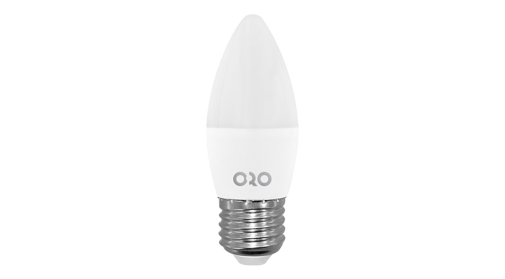 LED žiarovka teplá biela ORO-E27-C37-TOTO-8W-WW