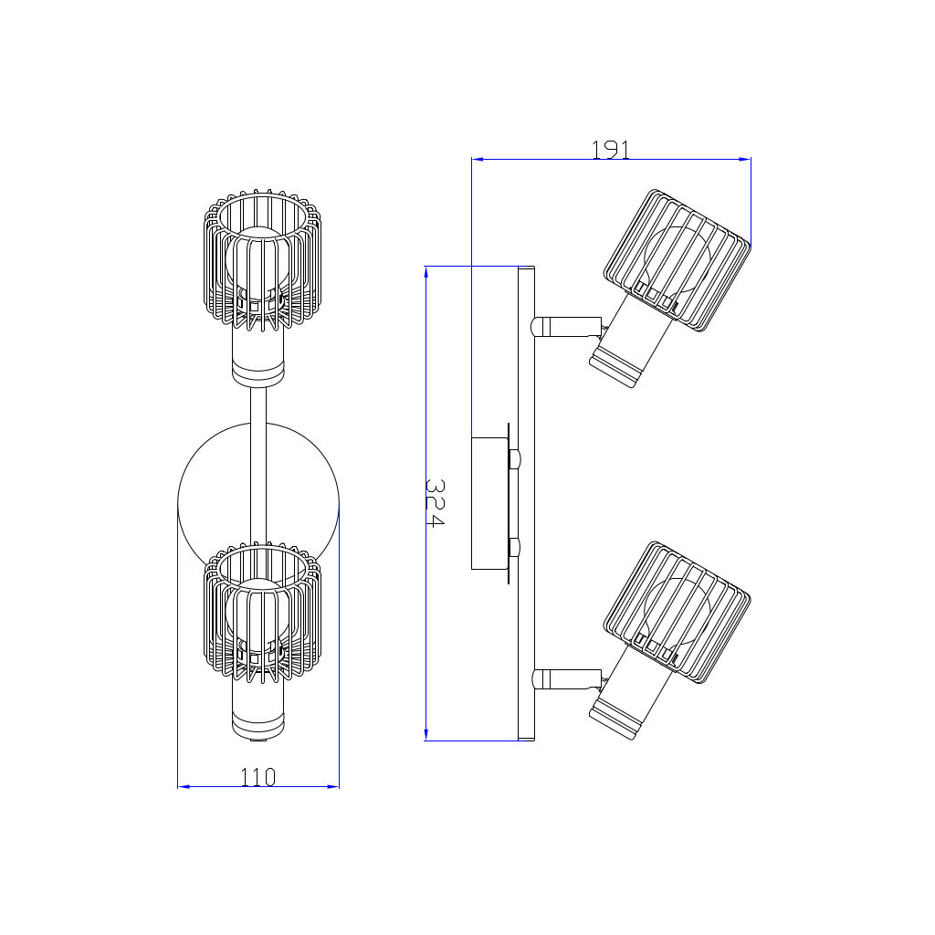 Stropné svietidlo MARTIN TK171206-2