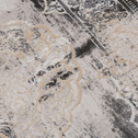 Koberec ALMERA s orientálnym vzorom, sivý 80x140 cm