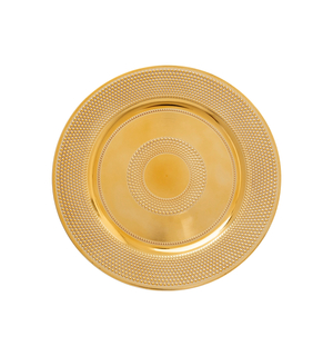 Ozdobný tanier zlatý 33 cm