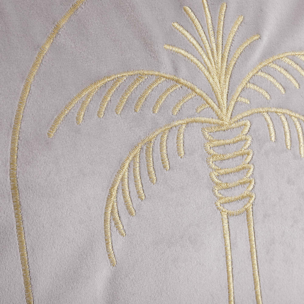 Dekoračná obliečka na vankúš v striebornej farbe DJERBA 45x45 cm