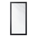 Zrkadlo s matným čiernym rámom SLIM 67,5 x 127,5 cm