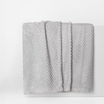 Strieborná deka POPPY 200x200 cm