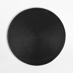 Čierne prestieranie 38 cm súprava 2 ks