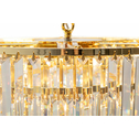 Závesné svietidlo AMEDEO glamour zlaté 48 cm