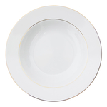 Hlboký tanier MARIA PAULA Zlatá línia 23 cm