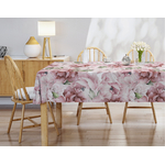 Obrus s ružovými kvetmi 140x220 cm