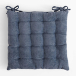 Podsedák na stoličku modrý DALLAS 40x40 cm