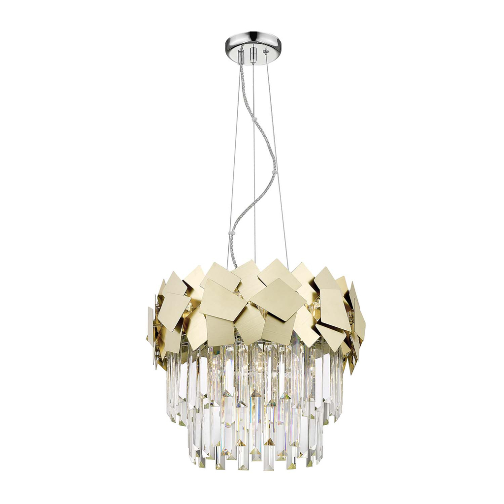 Zlatý luster QUASAR 41 cm