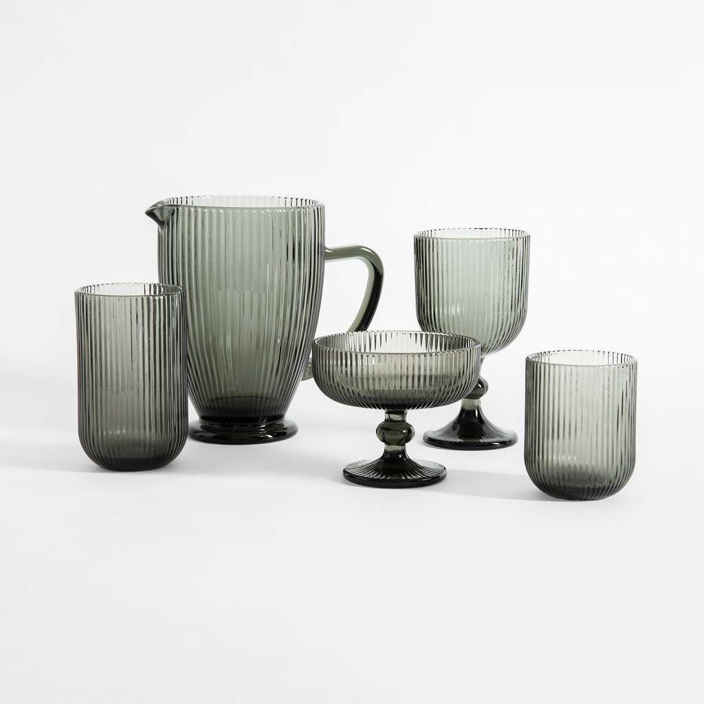 Nízky vrúbkovaný pohár 250 ml