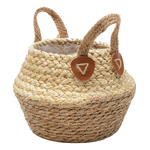 Ozdobný obal, pletený košík 21 cm