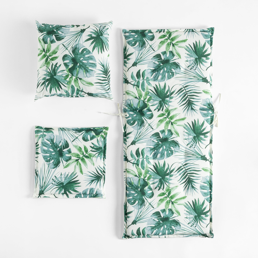 Dekoračný vankúš biely SAMBA, 45x45 cm