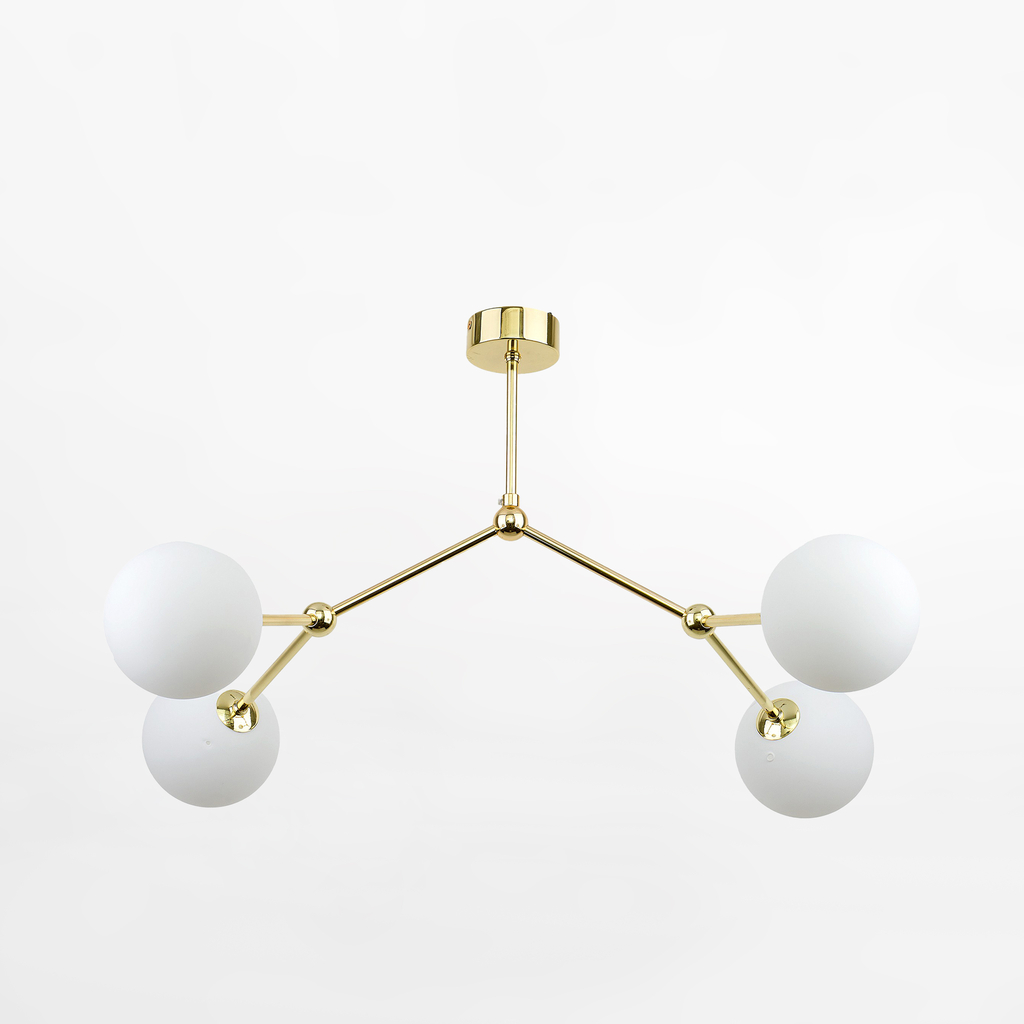 Stropné svietidlo gule zlaté FAIRY IV