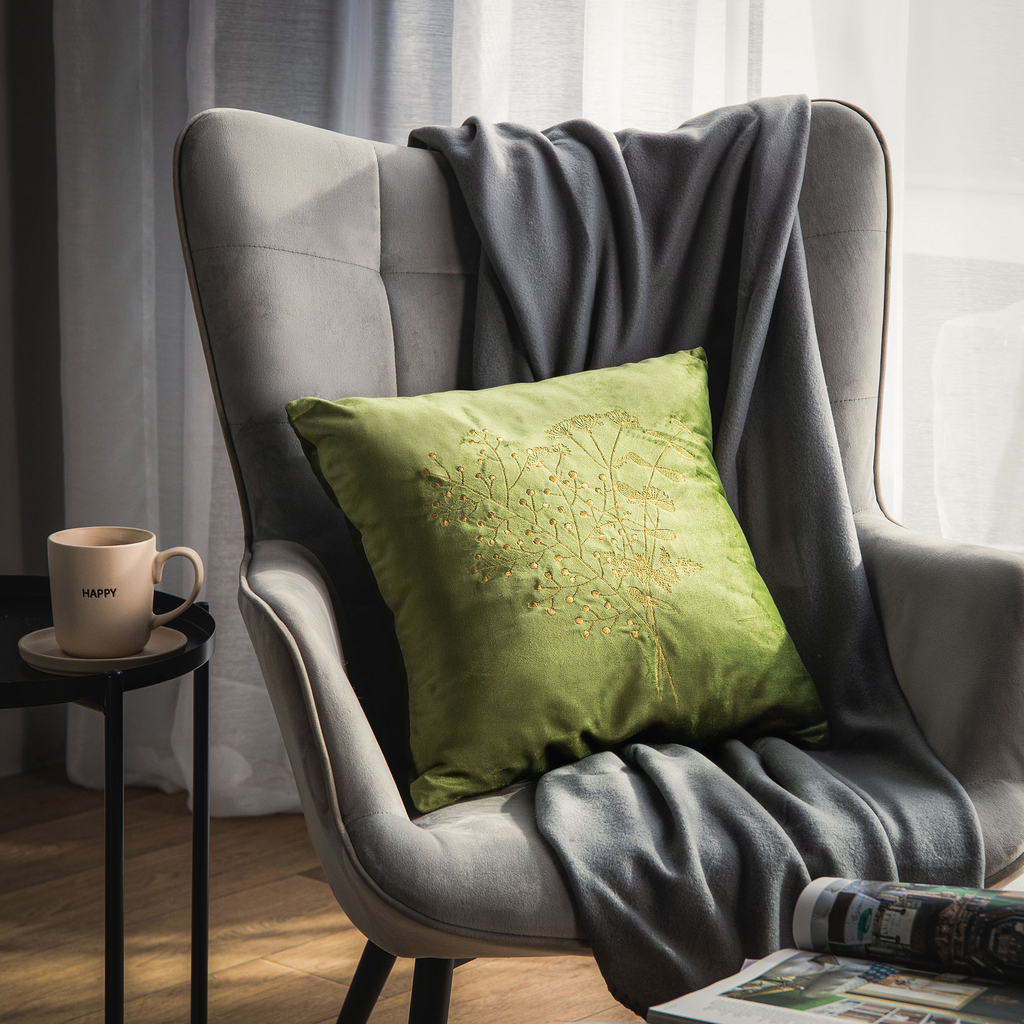 Dekoratívna obliečka na vankúš MAIRO zelená 45x45 cm