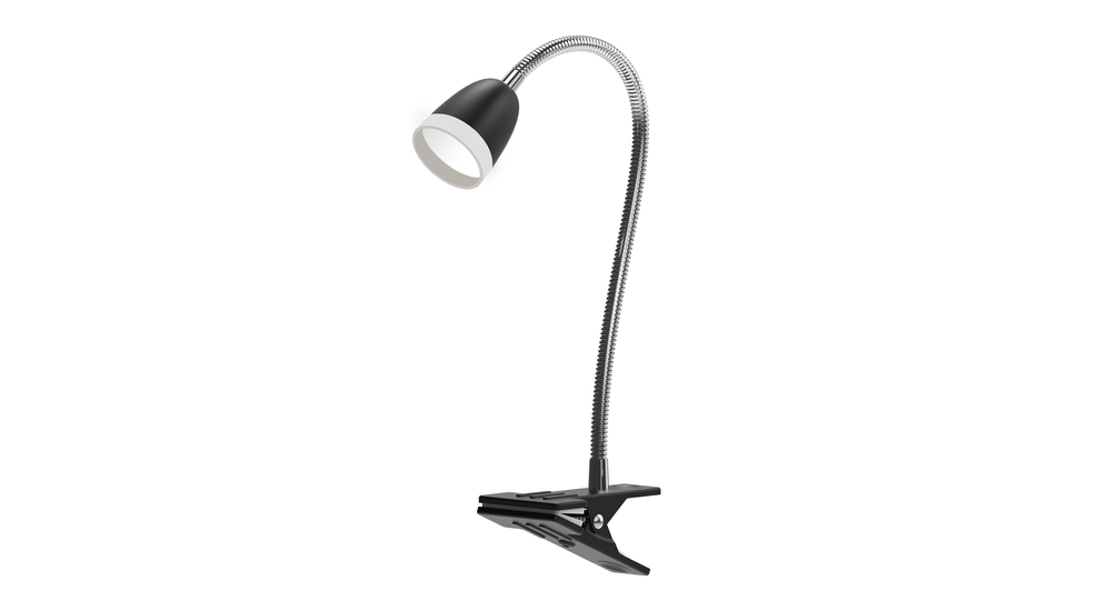 ORO LARUS to lampa biurkowa, którą możesz umieścić w gabinecie, pokoju młodzieżowym lub sypialni. Zamiast podstawy posiada klips, ma moc 3W, a jej strumień świetlny wynosi 240 lumenów.