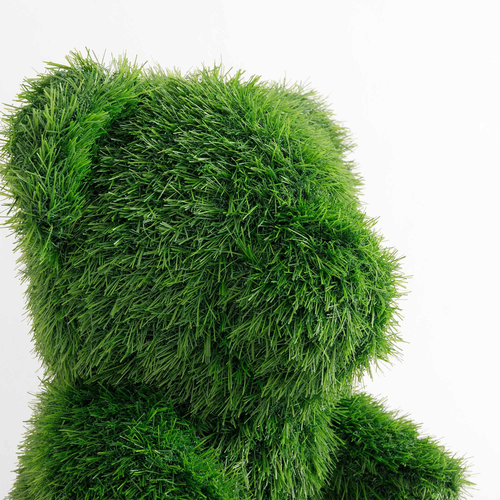 Figúrka do záhrady, medvedík, umelá tráva, 35 cm