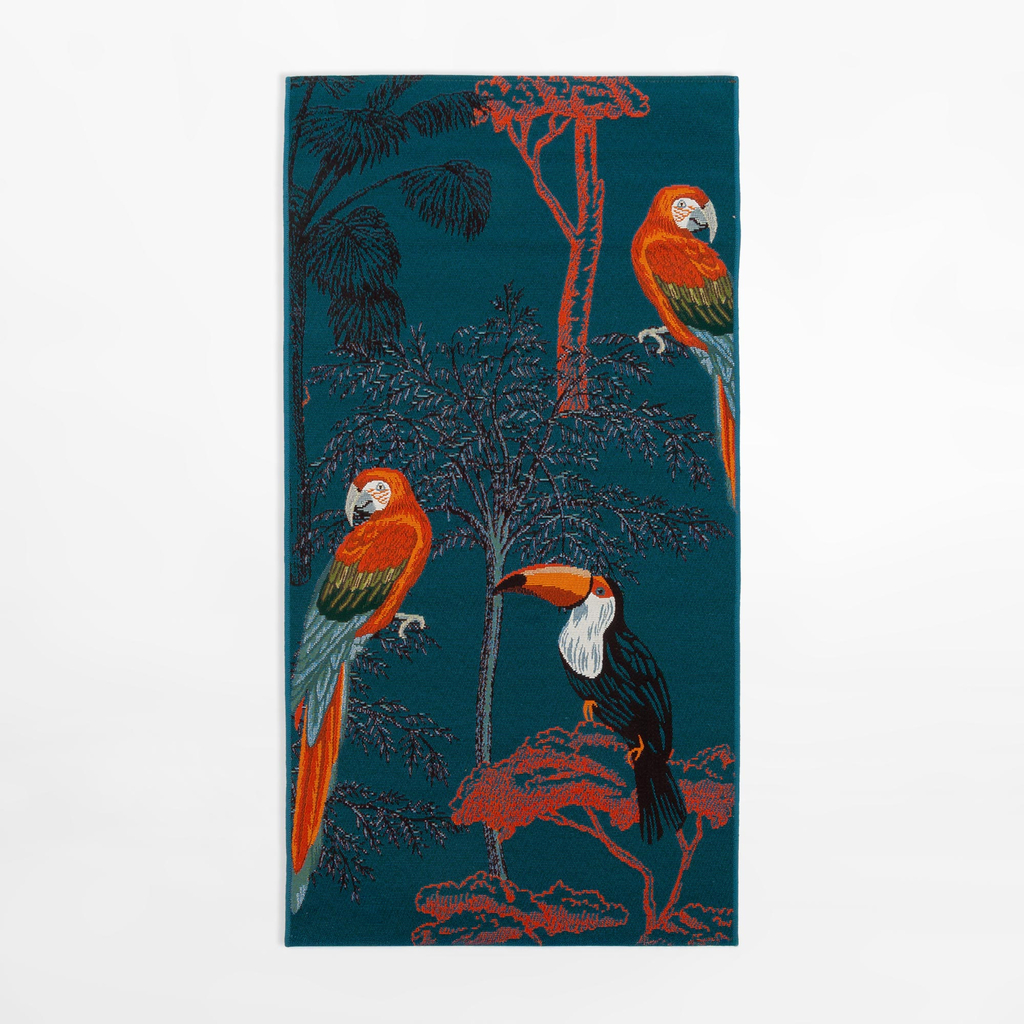 Koberec s papagájmi JUNGLE, 80x160 cm