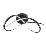 LED prisadený luster čierny PAUL