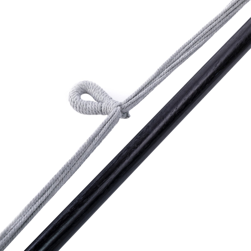 Závesné brazílske kreslo sivé CALERO 130x100 cm