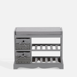 Skrinka na topánky so sedadlom CALAMI