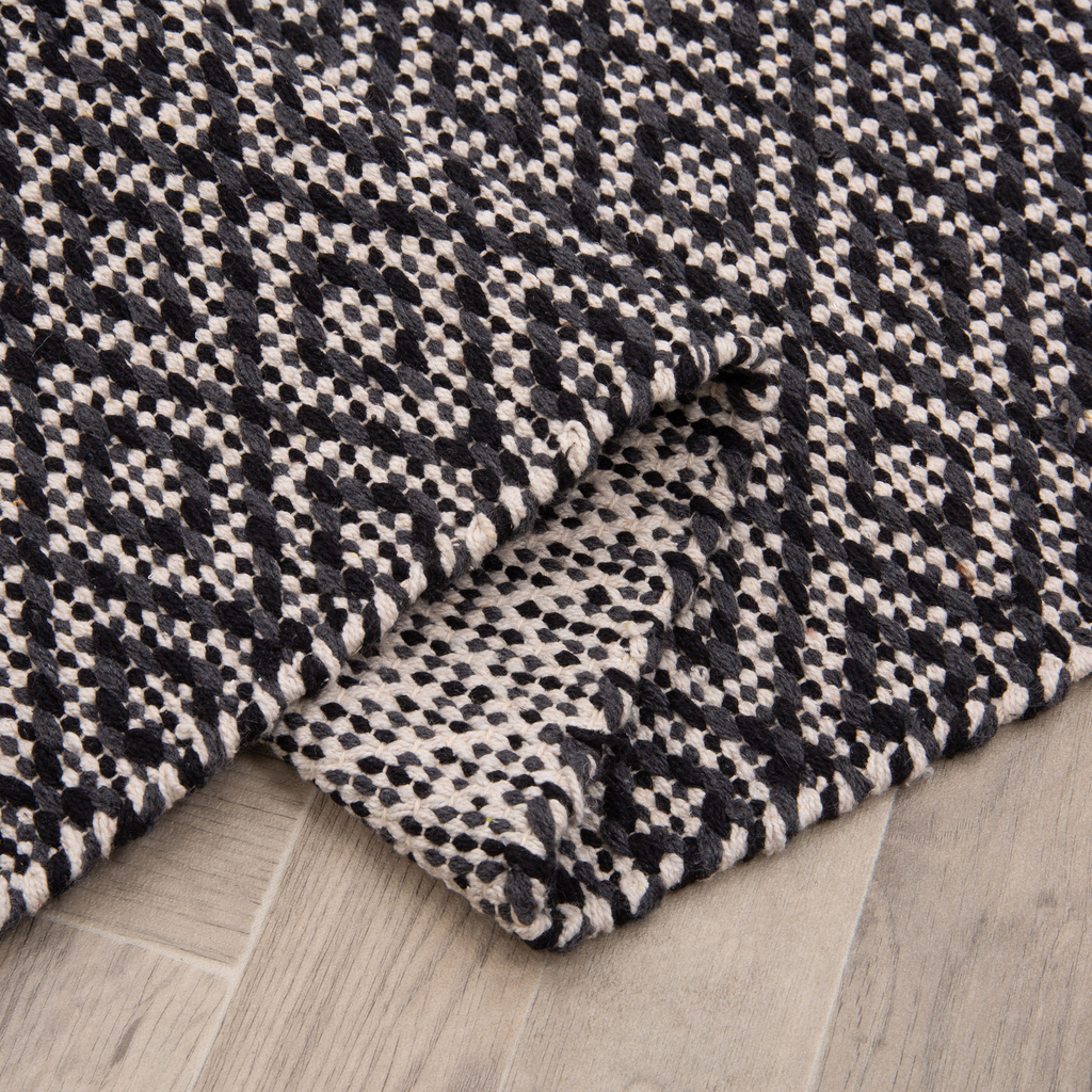 Koberec OREBO čierny 50x80 cm