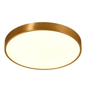 Stropné svietidlo LED okrúhle zlaté SIERRA 40 cm