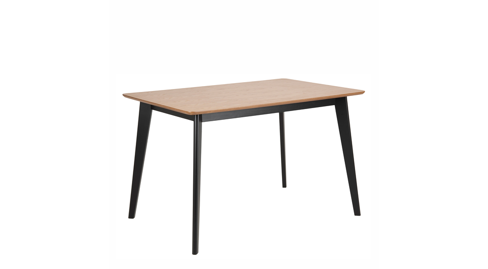 Jedálenský stôl s čiernymi nohami BLACKY 80x120 cm