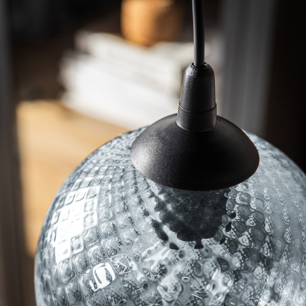 Závesné svietidlo v grafitovej farbe MIX fi 18 cm