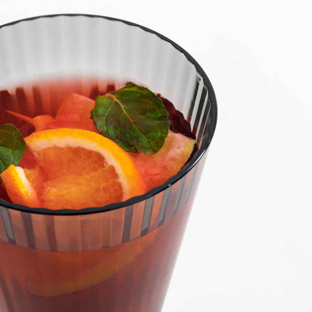 Plastový pohár na víno sivý 400 ml